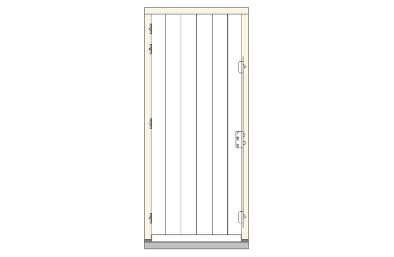 B-V6 deurkozijn binnendraaiend