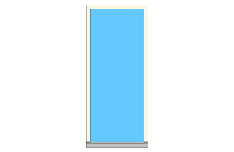 D-LR kozijnen vaste beglazing