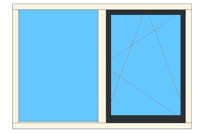 E-TS1-b raamkozijnen draaikiep