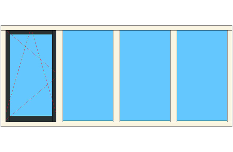 E-TS3-a raamkozijnen draaikiep