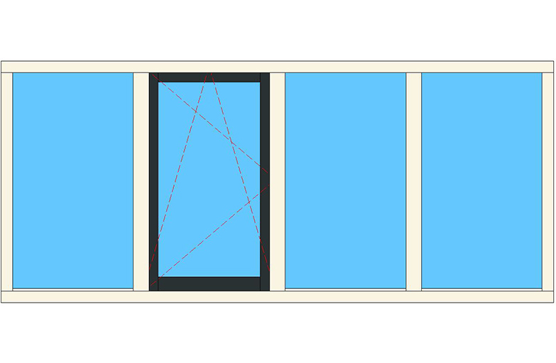 E-TS3-b raamkozijnen draaikiep