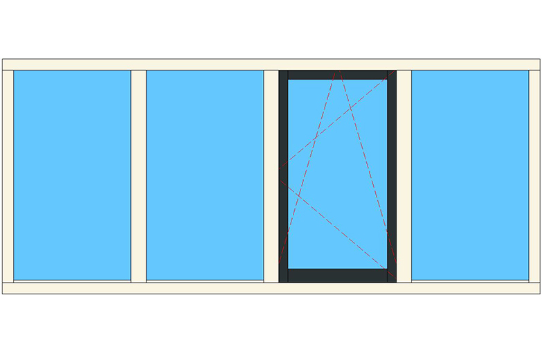 E-TS3-c raamkozijnen draaikiep