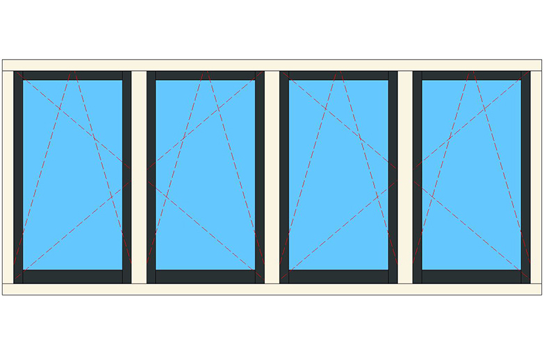 E-TS3-e raamkozijnen draaikiep
