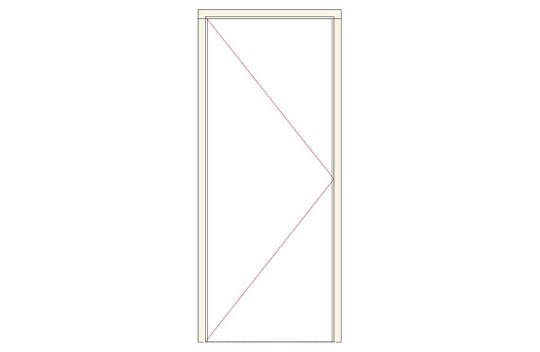 BiK01 deurkozijn binnen