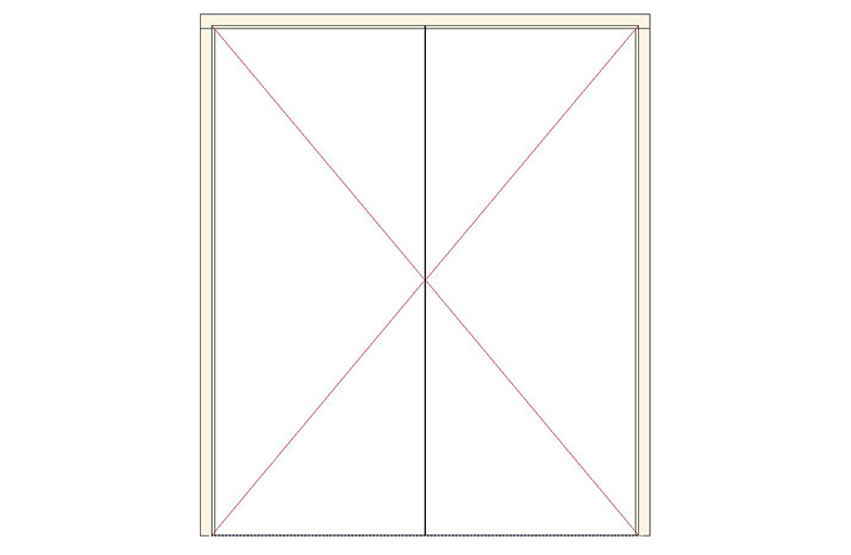 BiK02 deurkozijn binnen